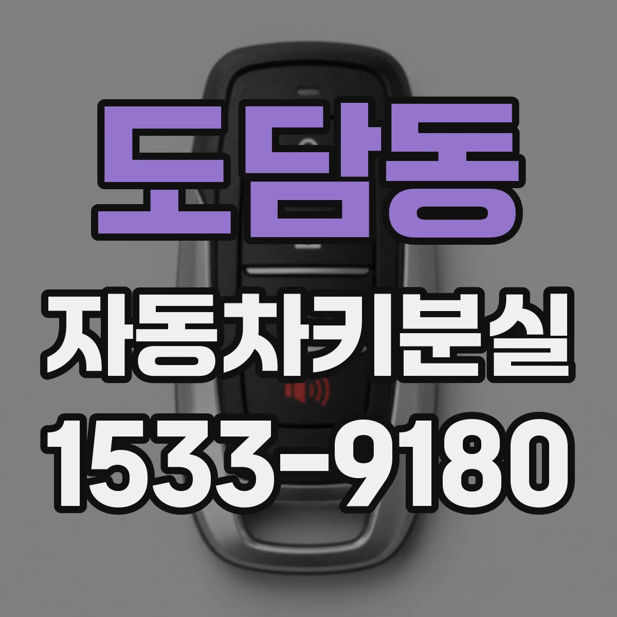 도담동 자동차키분실