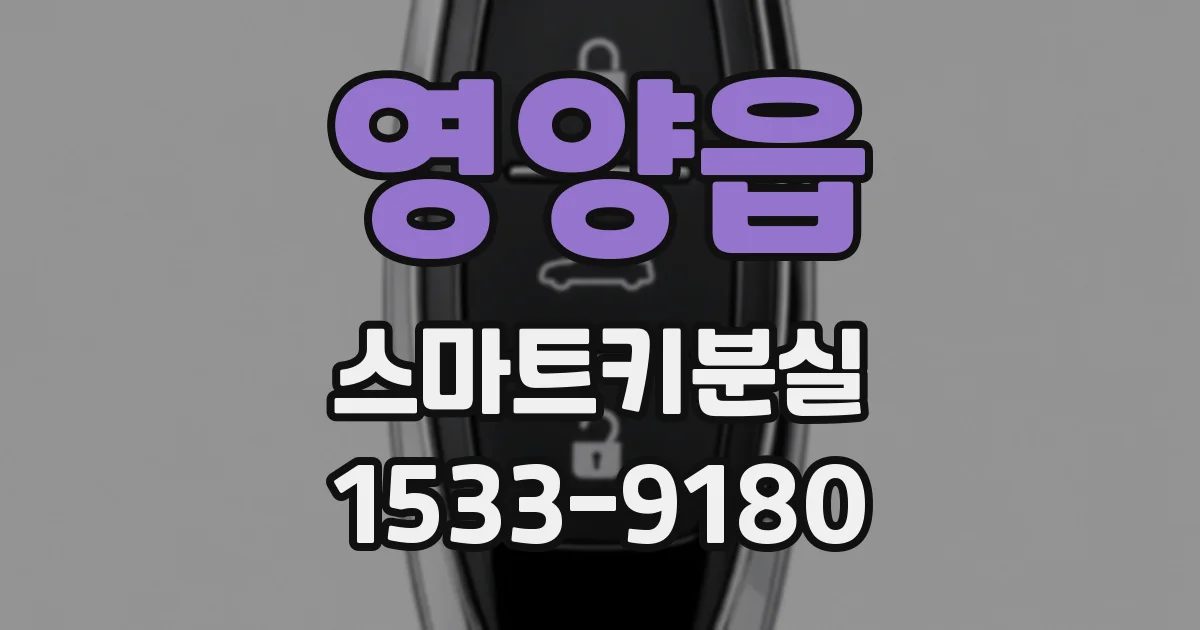 영양읍 스마트키분실