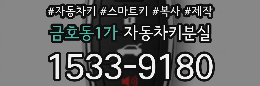금호동1가 자동차키분실