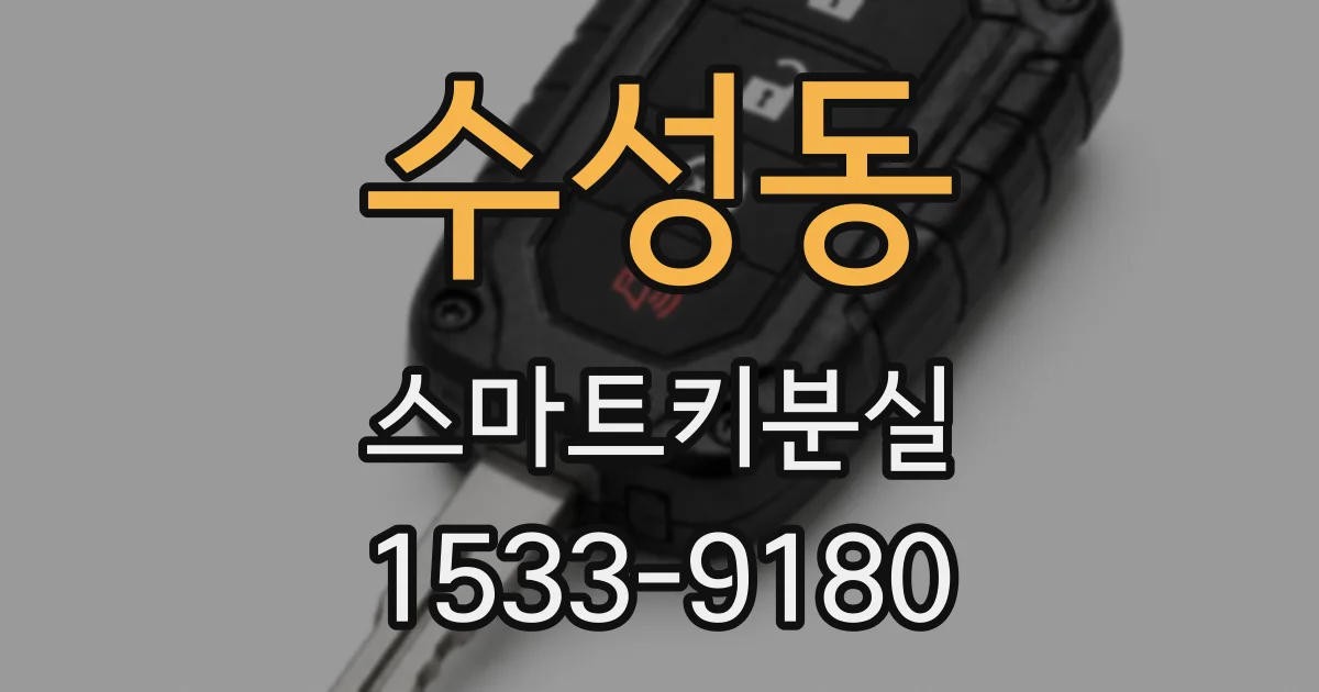 수성동 스마트키분실