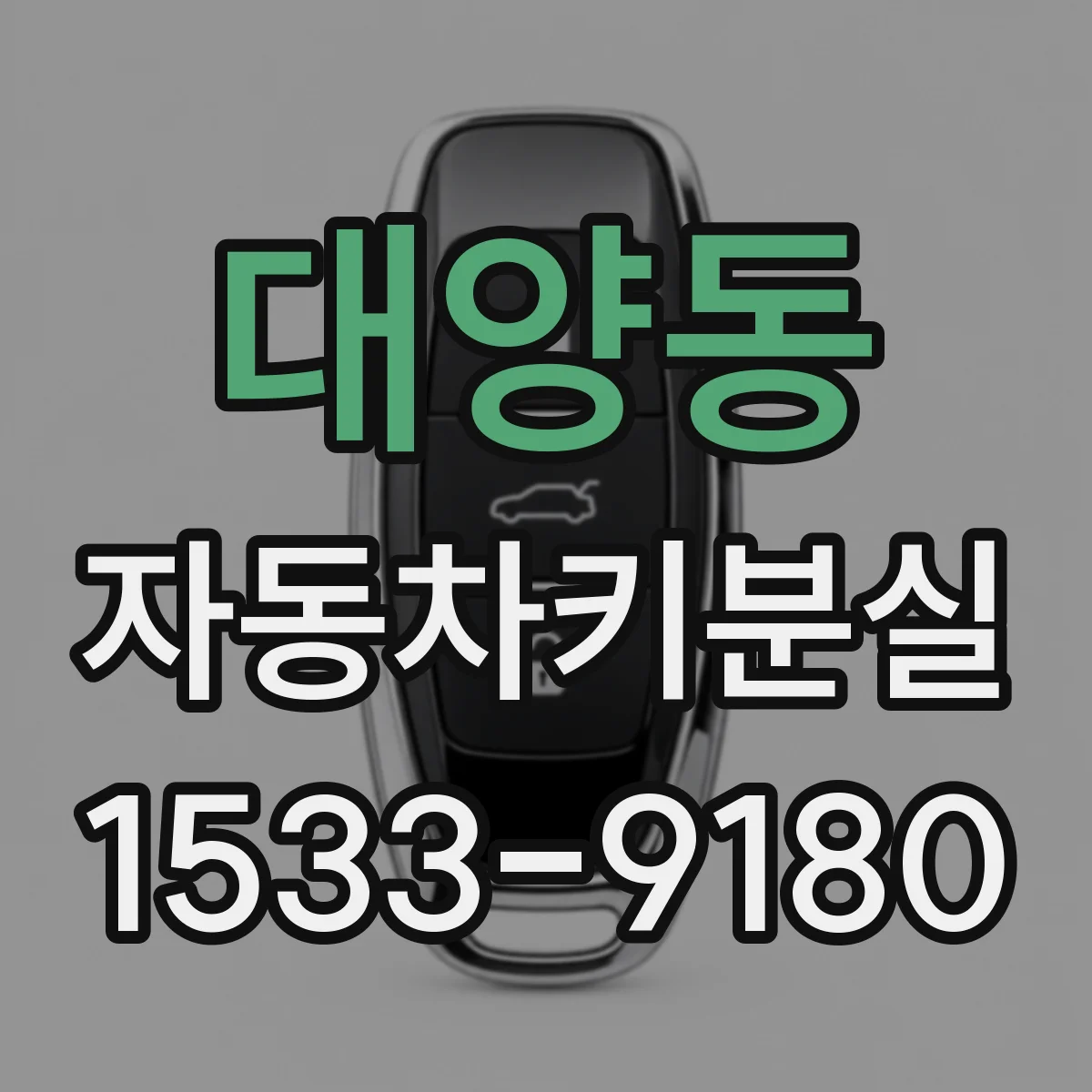 대양동 자동차키분실