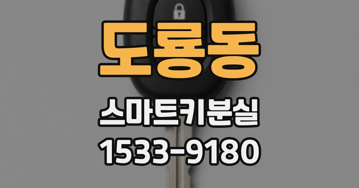 도룡동 스마트키분실