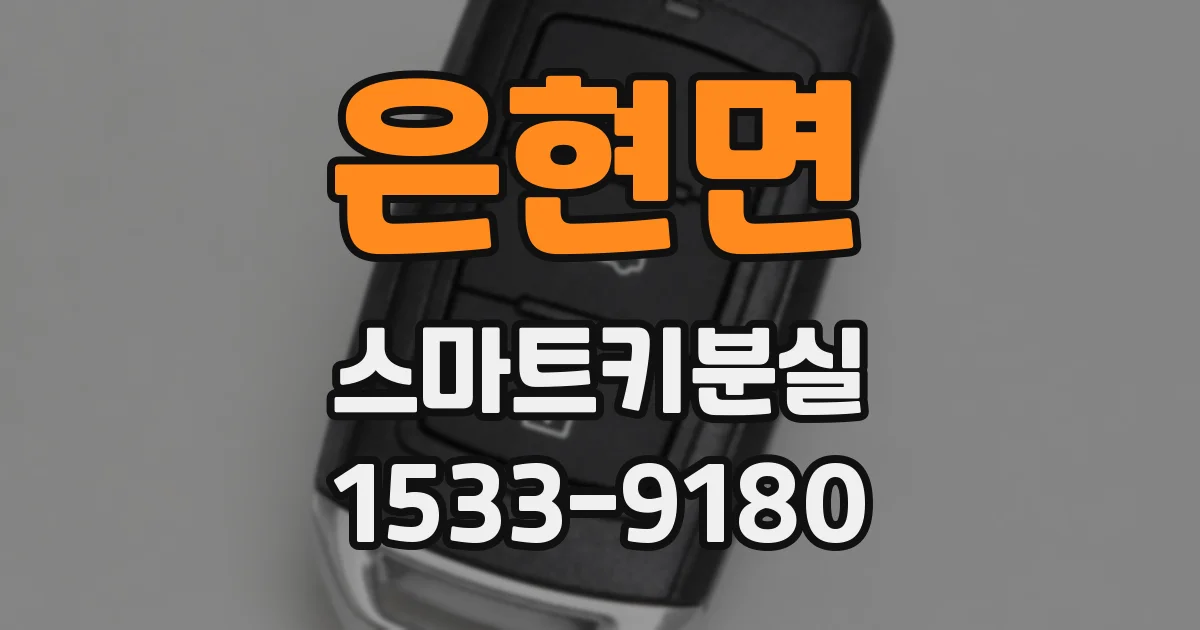 은현면 스마트키분실