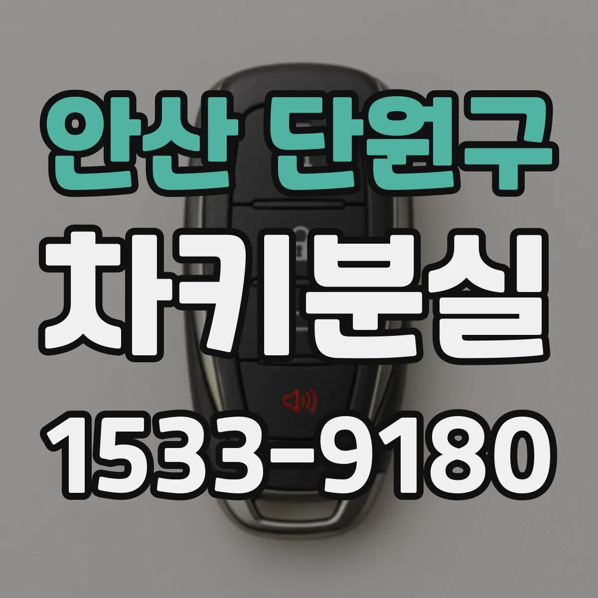 안산 단원구 차키분실