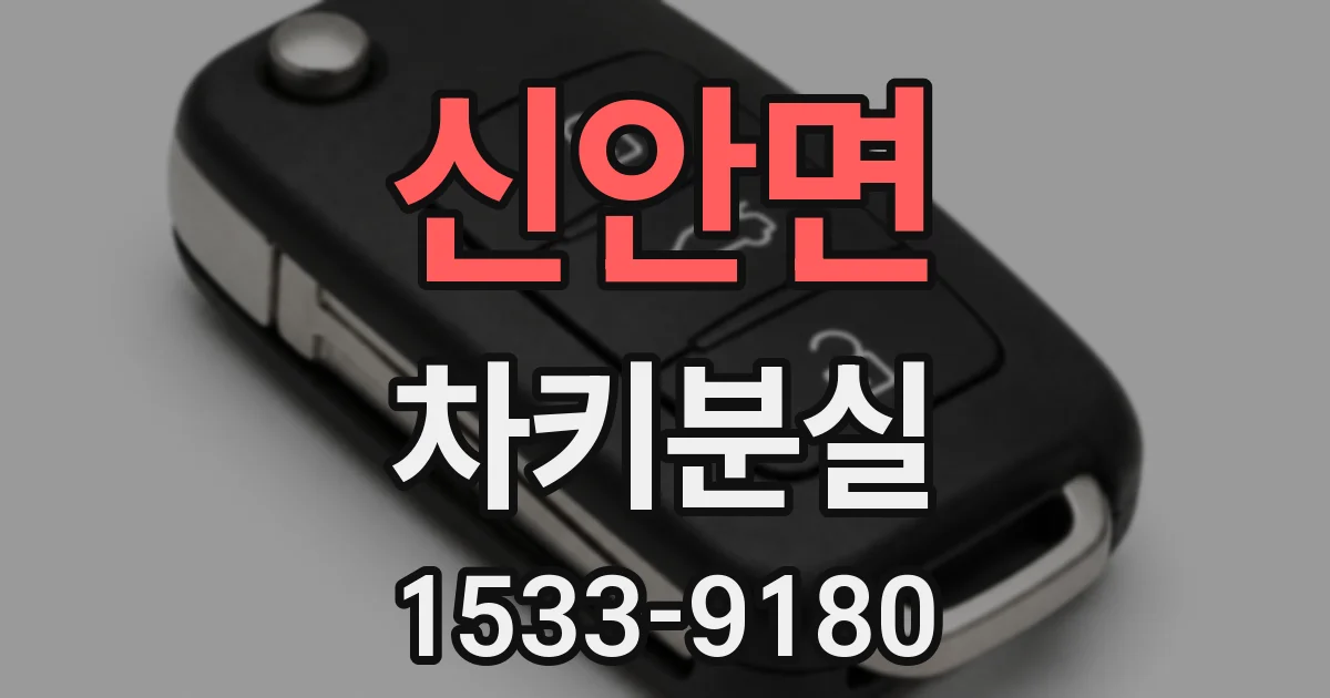 신안면 차키분실