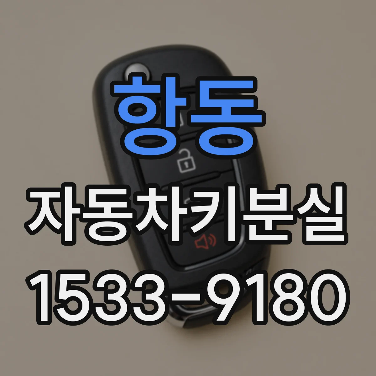 항동 자동차키분실