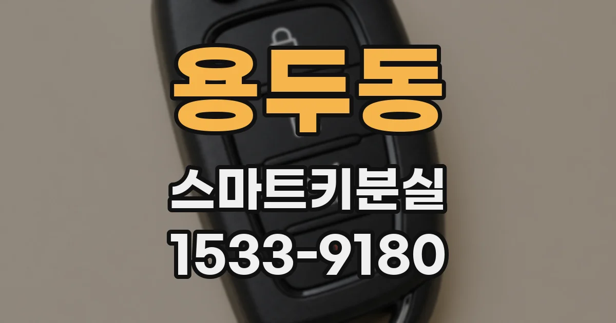 용두동 스마트키분실