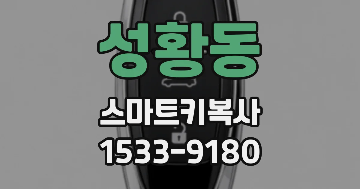 성황동 스마트키복사