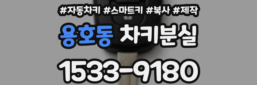 용호동 차키분실