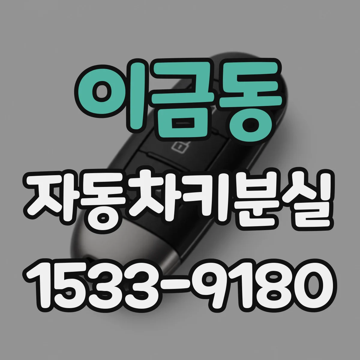 이금동 자동차키분실