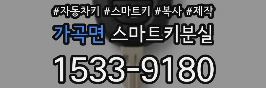 가곡면 스마트키분실