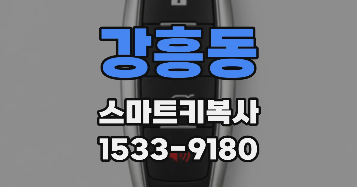 강흥동 스마트키복사