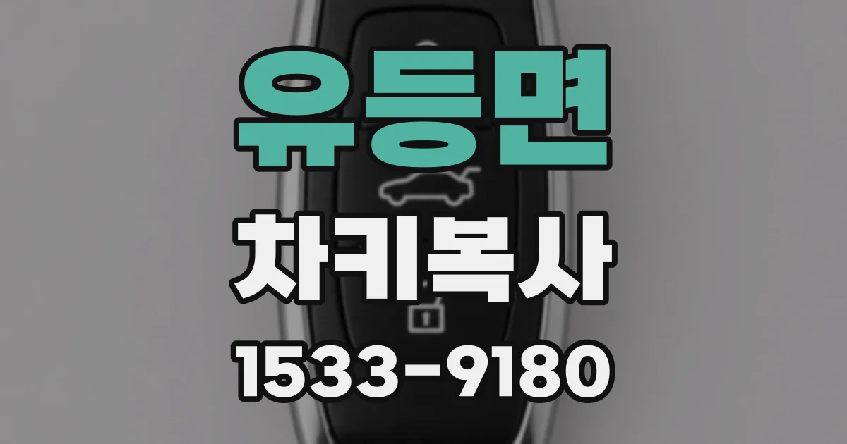 유등면 차키복사