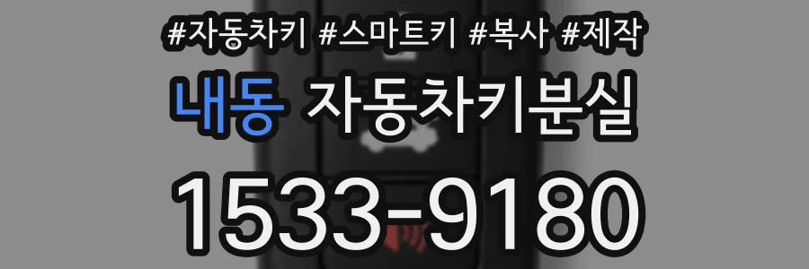 내동 자동차키분실
