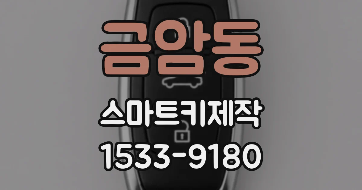 금암동 스마트키제작
