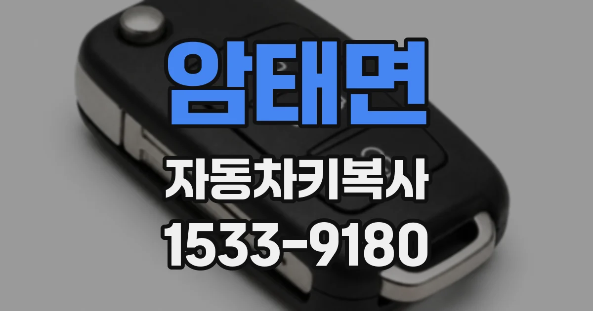 암태면 자동차키복사