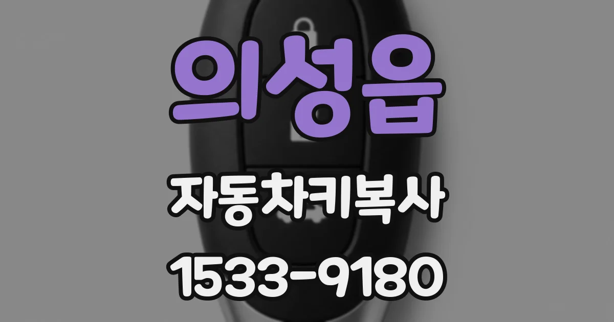 의성읍 자동차키복사