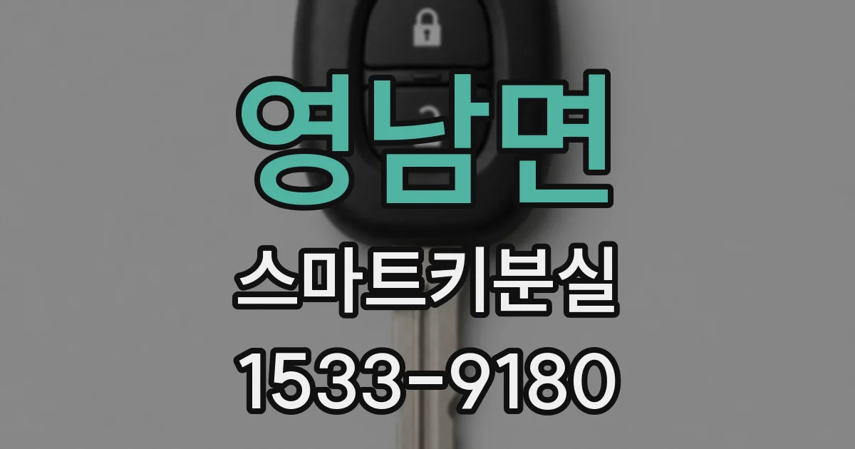 영남면 스마트키분실