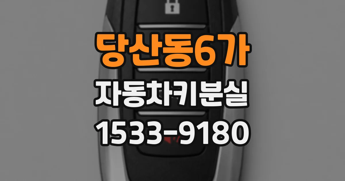 당산동6가 자동차키분실