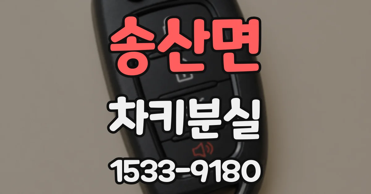 송산면 차키분실