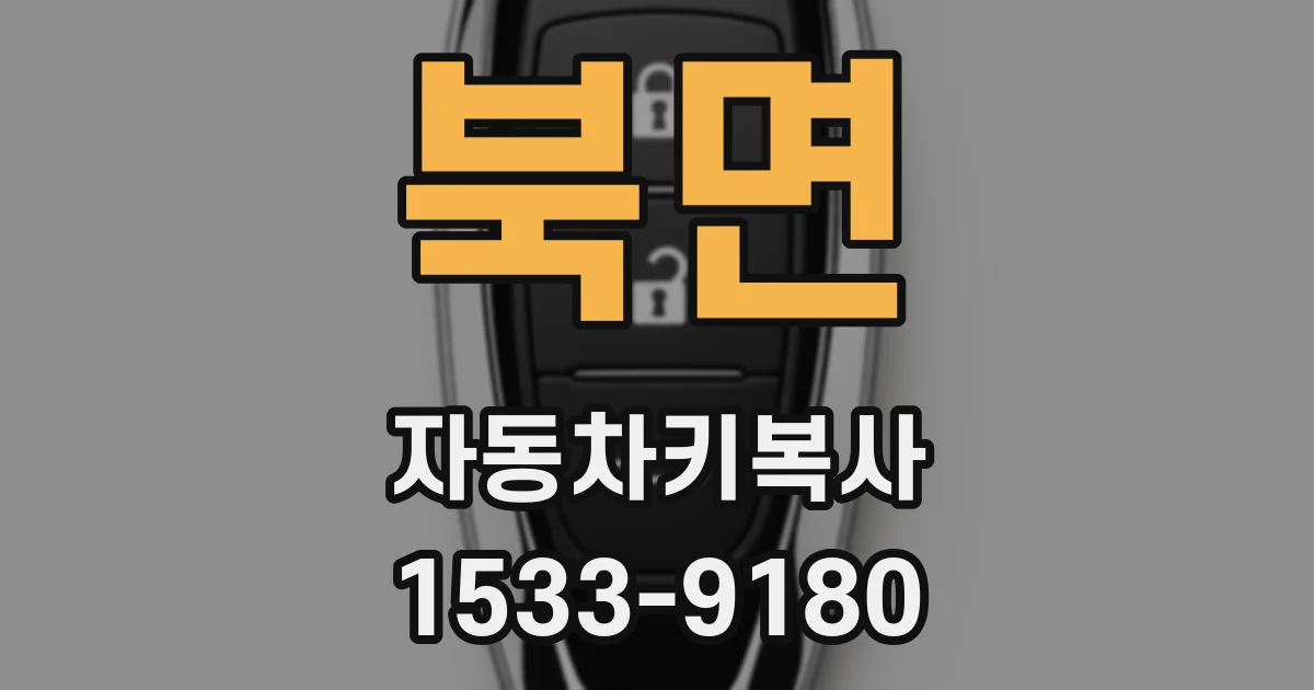 북면 자동차키복사