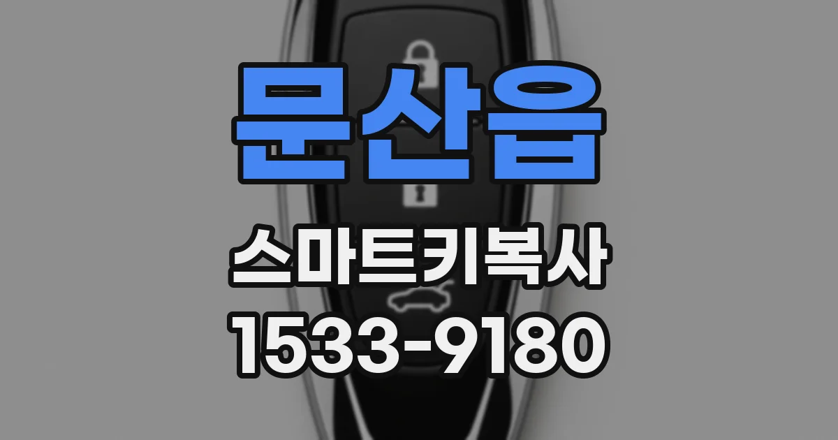 문산읍 스마트키복사