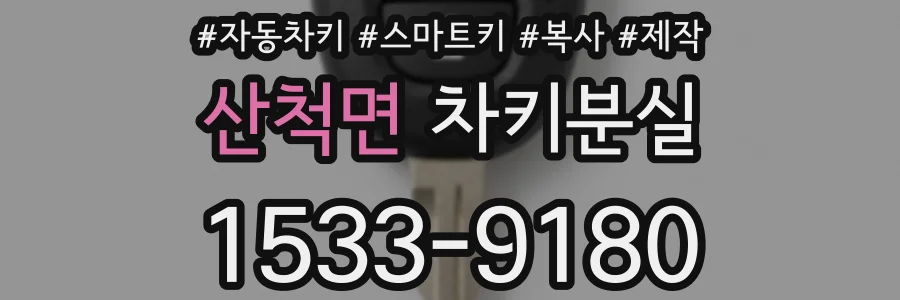 산척면 차키분실