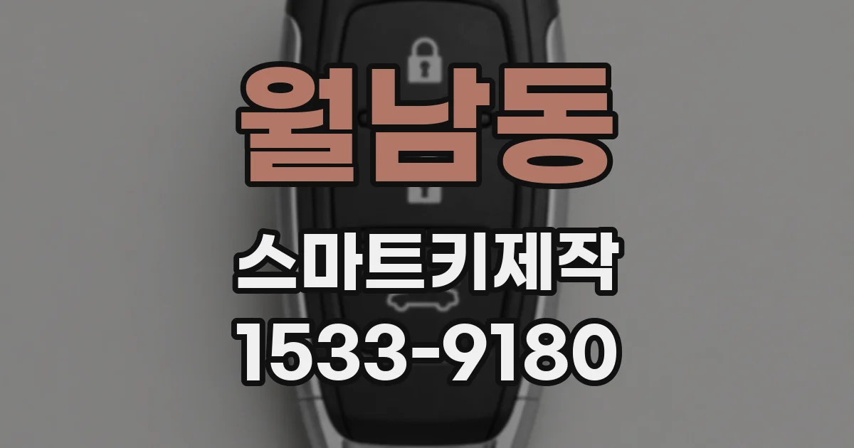 월남동 스마트키제작