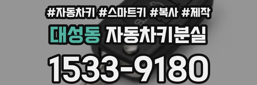 대성동 자동차키분실