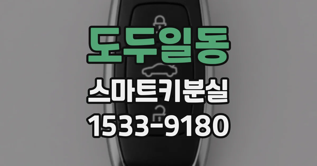 도두일동 스마트키분실
