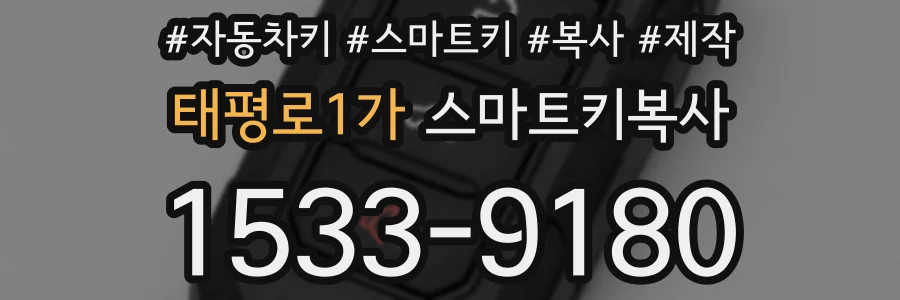태평로1가 스마트키복사