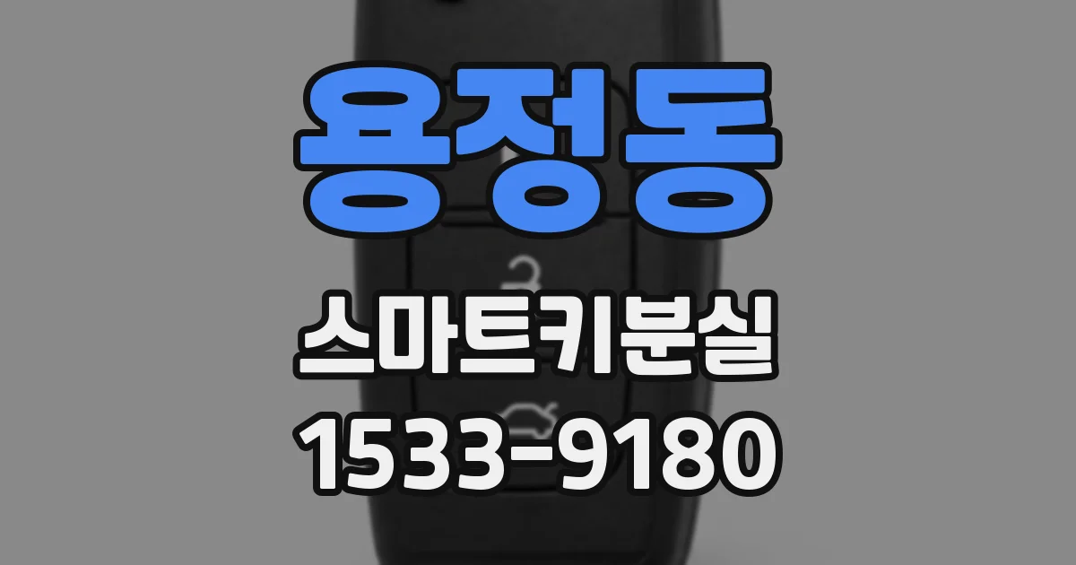 용정동 스마트키분실