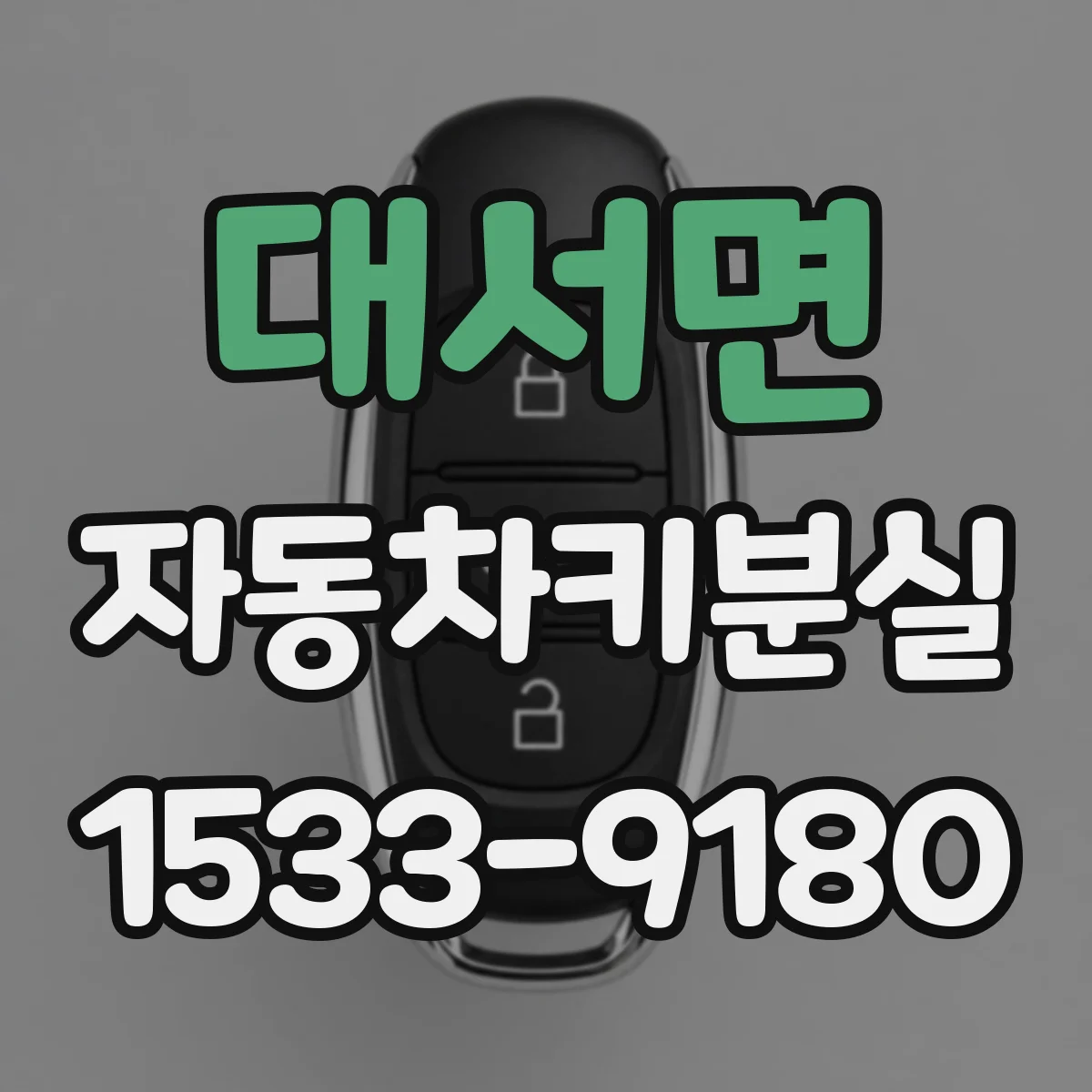 대서면 자동차키분실
