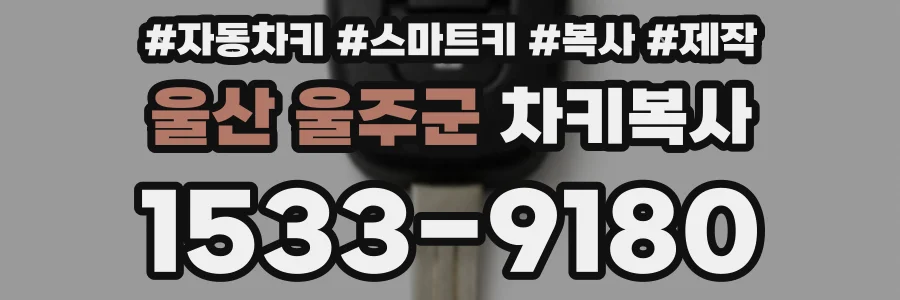 울산 울주군 차키복사
