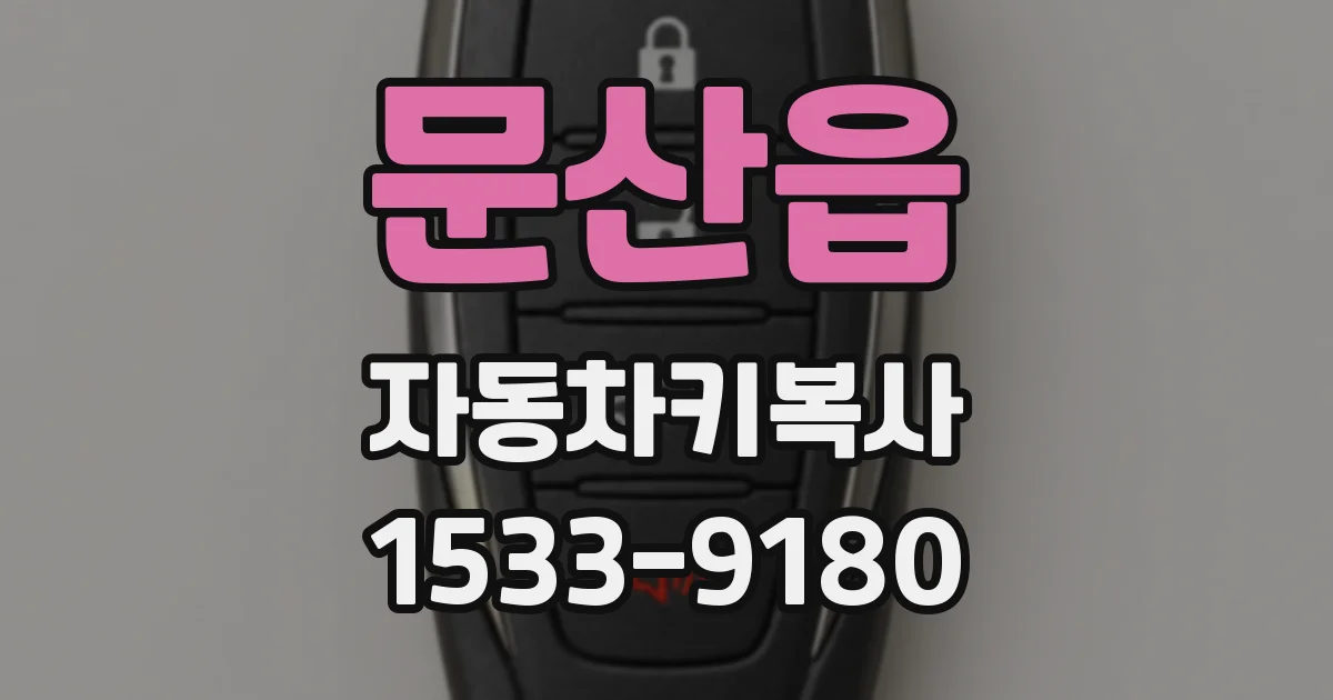 문산읍 자동차키복사