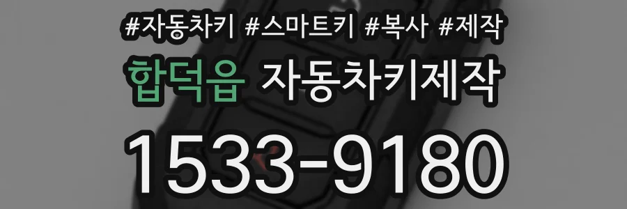 합덕읍 자동차키제작