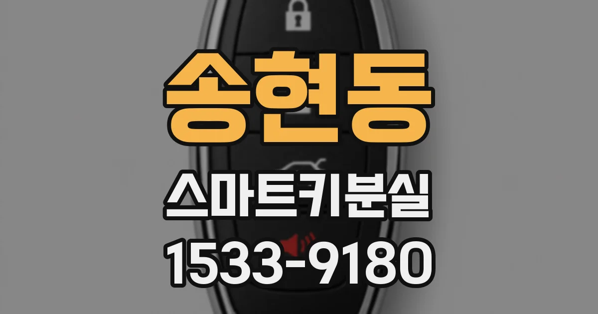 송현동 스마트키분실