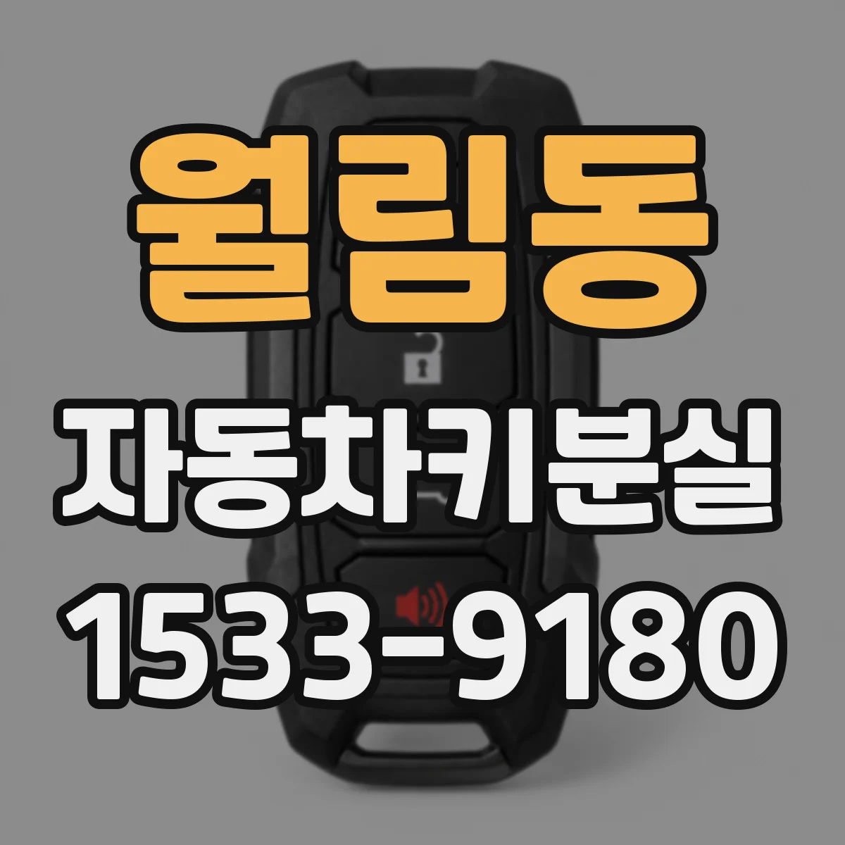 월림동 자동차키분실