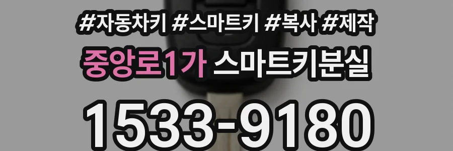 중앙로1가 스마트키분실