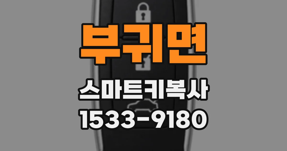 부귀면 스마트키복사