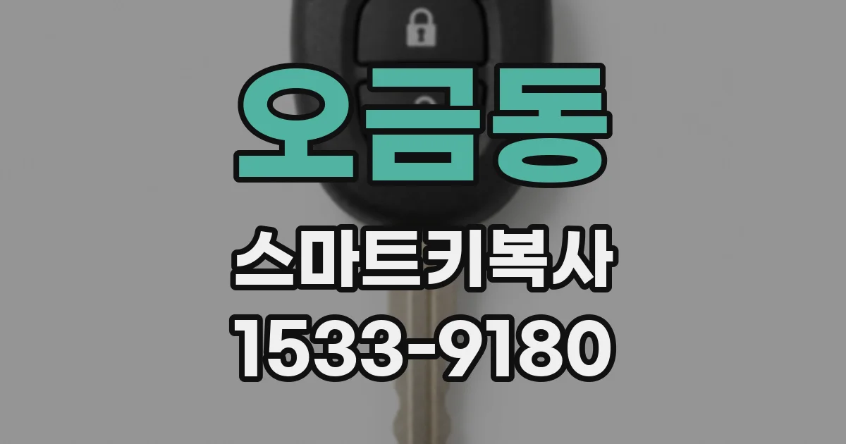 오금동 스마트키복사