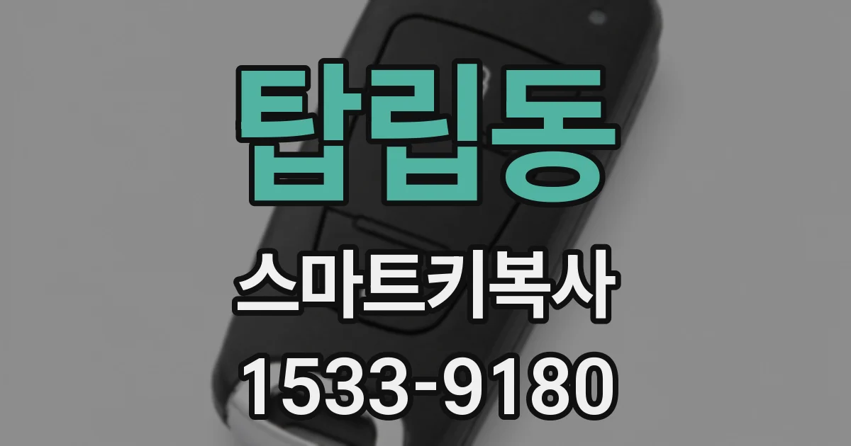 탑립동 스마트키복사
