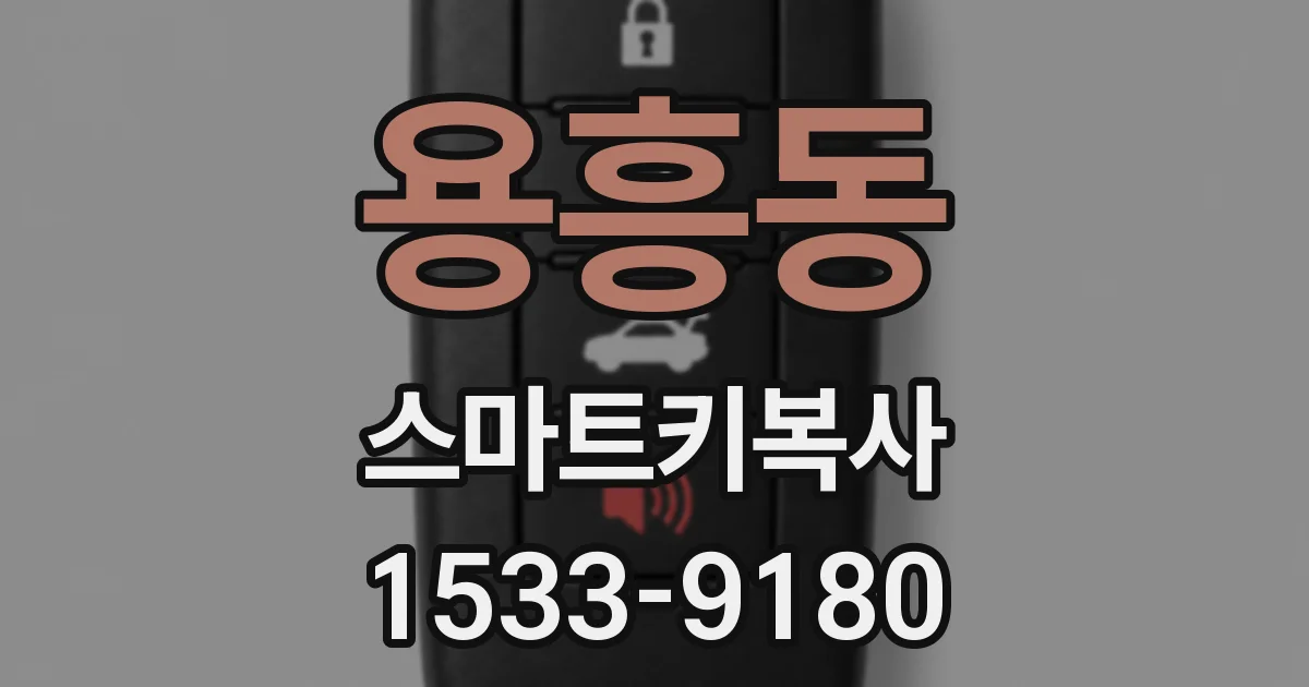 용흥동 스마트키복사