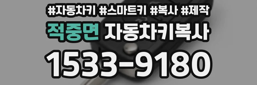 적중면 자동차키복사