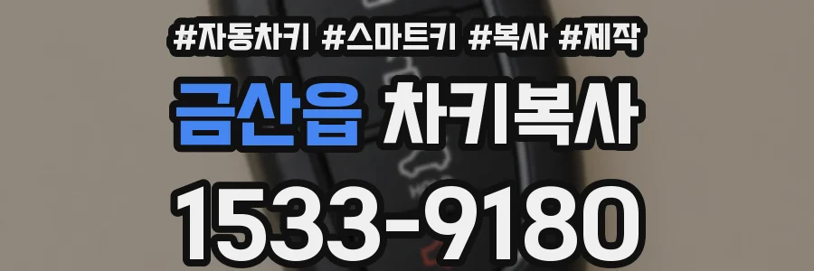 금산읍 차키복사