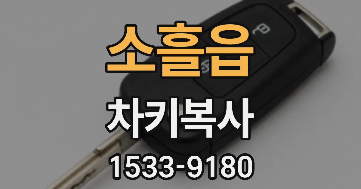 소흘읍 차키복사