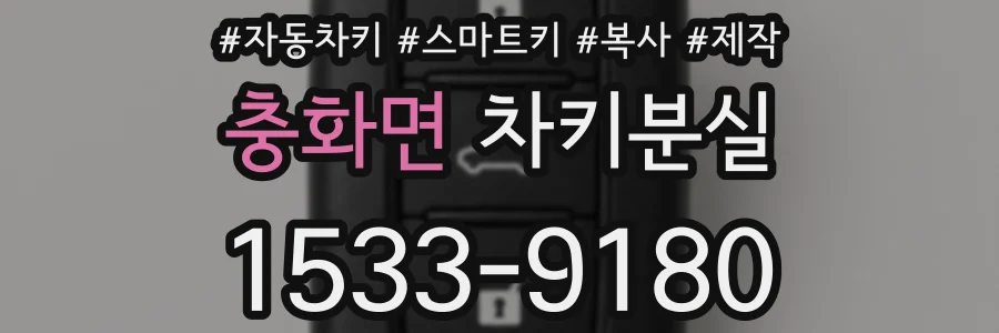 충화면 차키분실