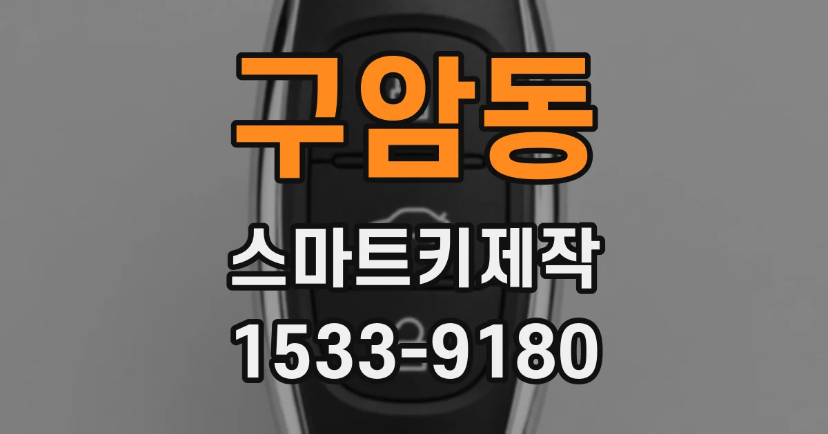 구암동 스마트키제작