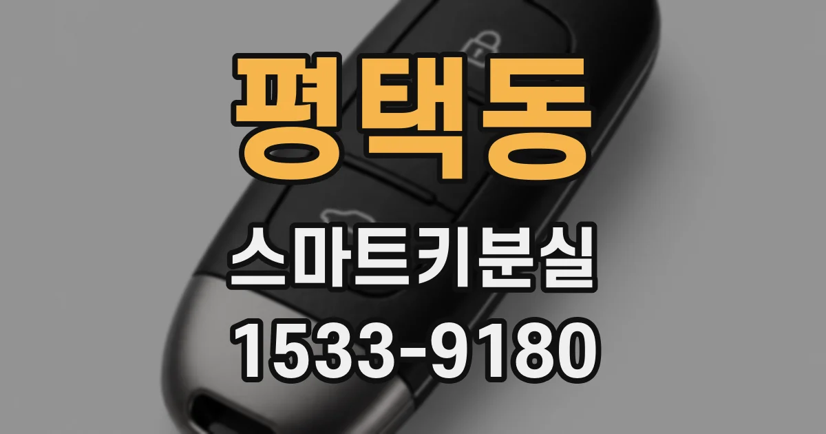 평택동 스마트키분실