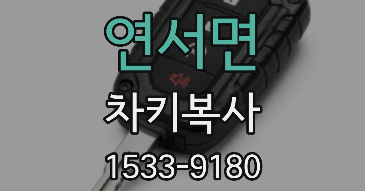 연서면 차키복사